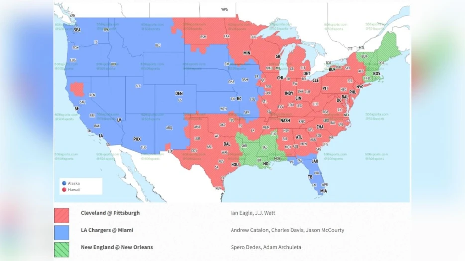 Steelers-Browns Week 6 Broadcast Available To Half The Country