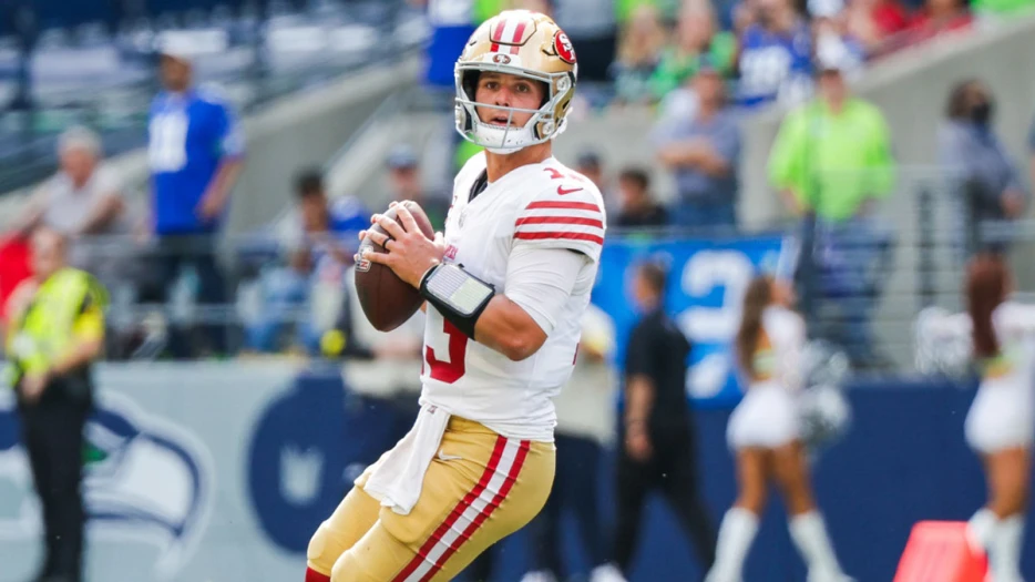 49ers’ Brock Purdy misses practice, Mac Jones likely for Week 6