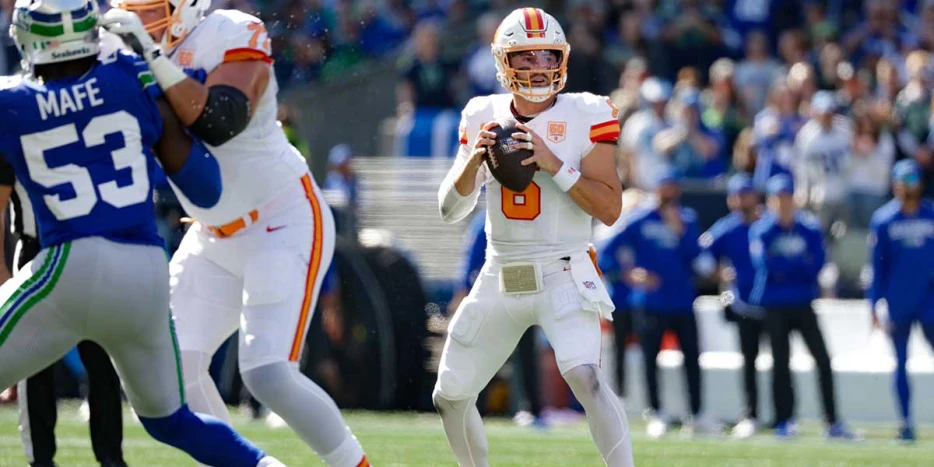 Buccaneers’ Rachaad White reveals similarities between Baker Mayfield, Tom Brady