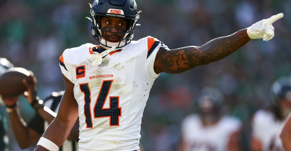Courtland Sutton on pace for the best season of his career