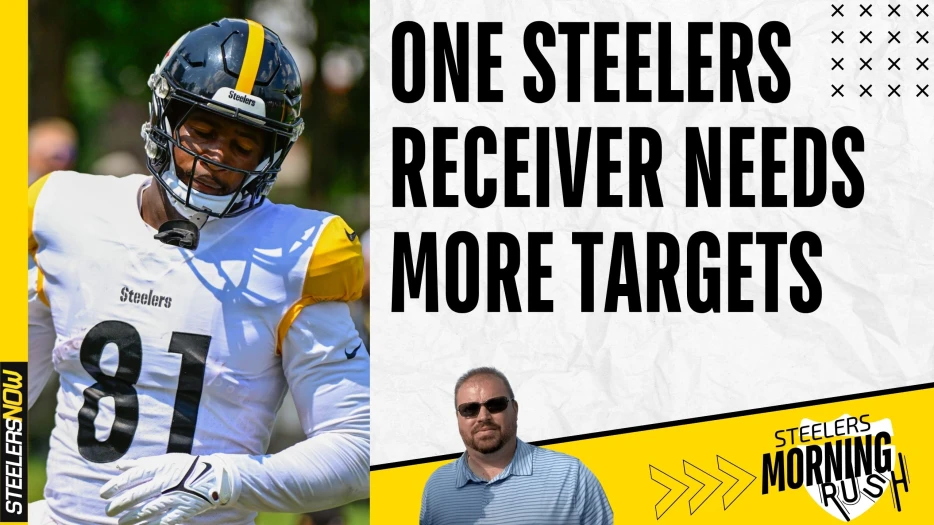 One Steelers Receiver Needs More Targets | Steelers Morning Rush