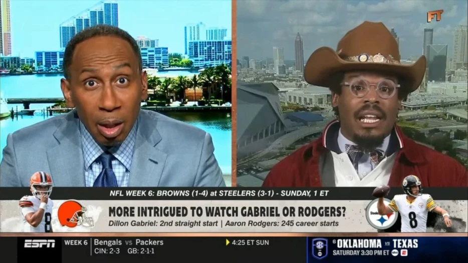 Cam Newton Sees Browns As ‘Real First Matchup’ For Aaron Rodgers