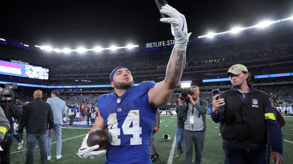 Cam Skattebo shuts down ‘Cam vs. Saquon’ question