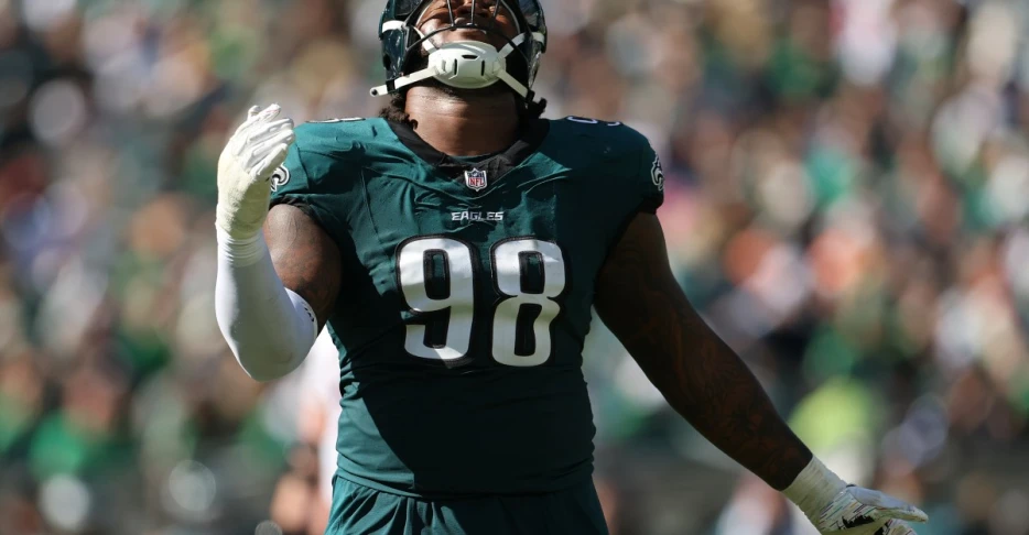 Giants-Eagles inactives: Jalen Carter OUT for Philadelphia