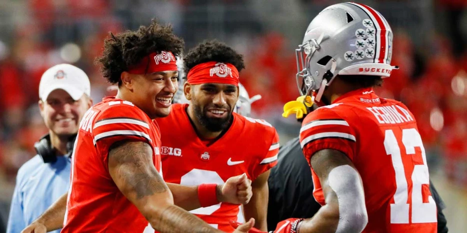 Ohio State alums Emeka Egbuka and Jaxon Smith-Njigba share wholesome moment after Bucs-Seahawks