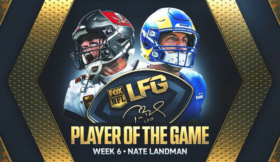 Call Him 'The Land Man': Rams LB Nate Landman Wins Tom Brady's LFG Player of the Game