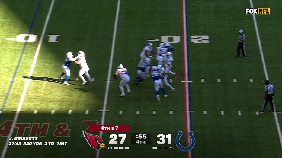 Colts make crucial 4th down stop sealing victory over Cardinals | NFL Highlights