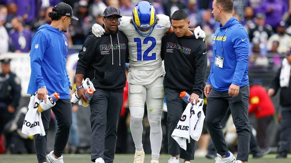 Puka Nacua’s status for Week 7 uncertain after suffering ankle injury