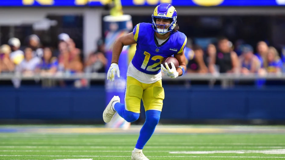 Rams’ Puka Nacua limps to locker room with injury during Ravens game