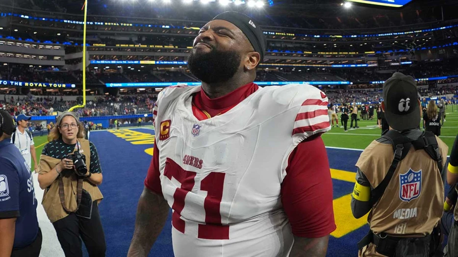 49ers’ Trent Williams sends blunt message amid Jauan Jennings injuries