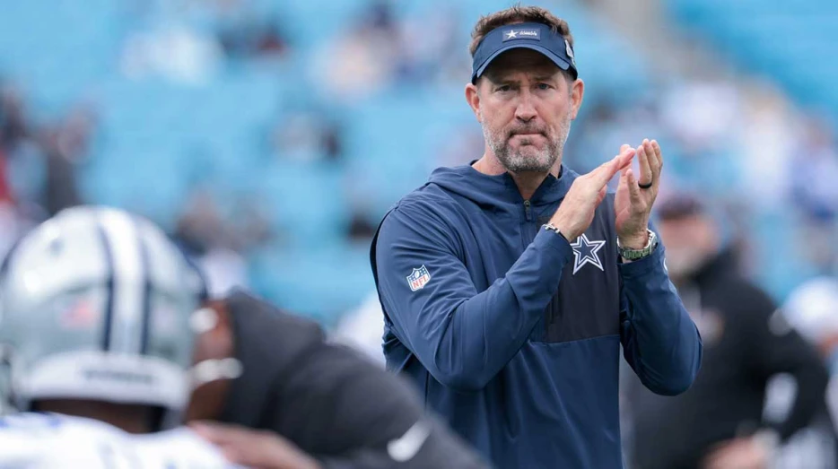 Cowboys’ Brian Schottenheimer defends Matt Eberflus after another trash defensive showing