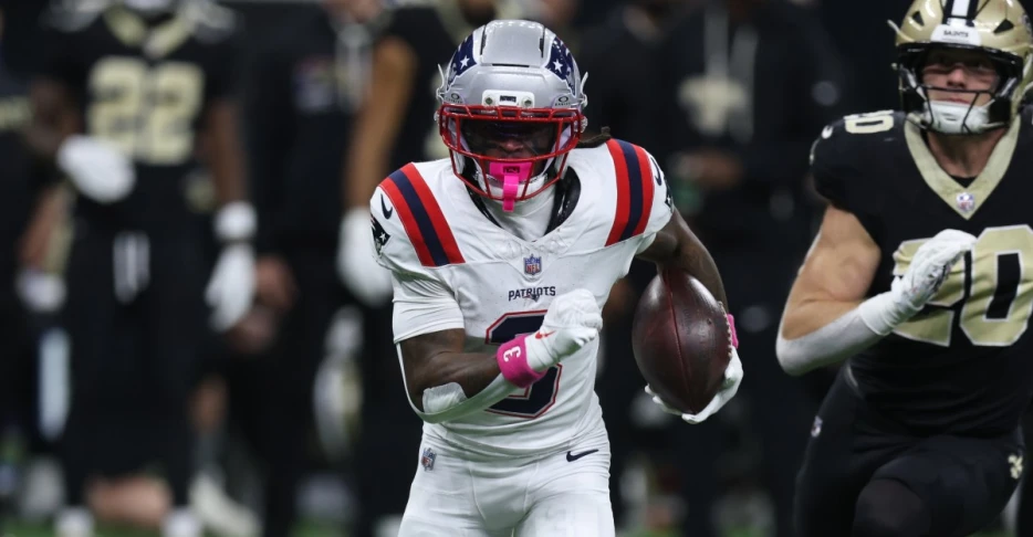 DeMario Douglas’ patience gets rewarded with big performance against Saints