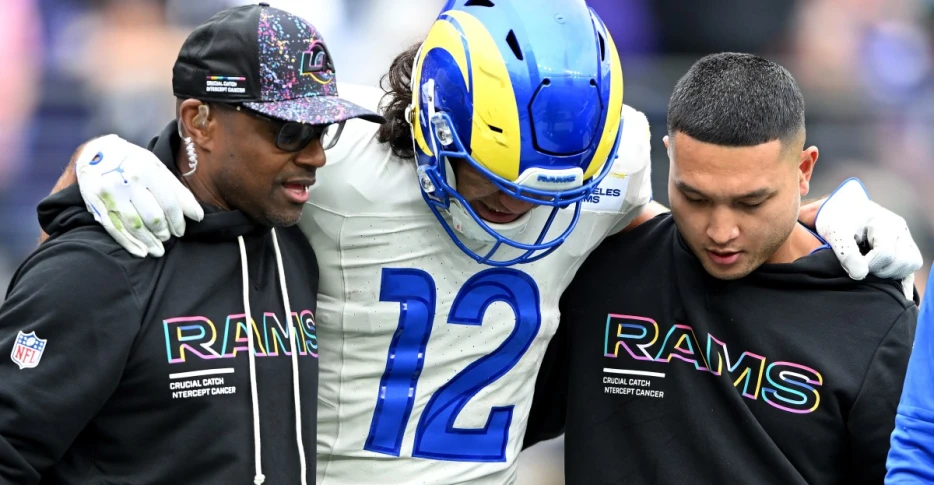 Puka Nacua ‘will likely’ miss time with ankle injury