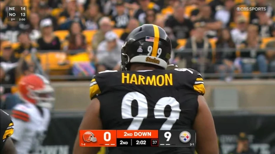 Film Room: Derrick Harmon Is A Brick Wall Against Cleveland