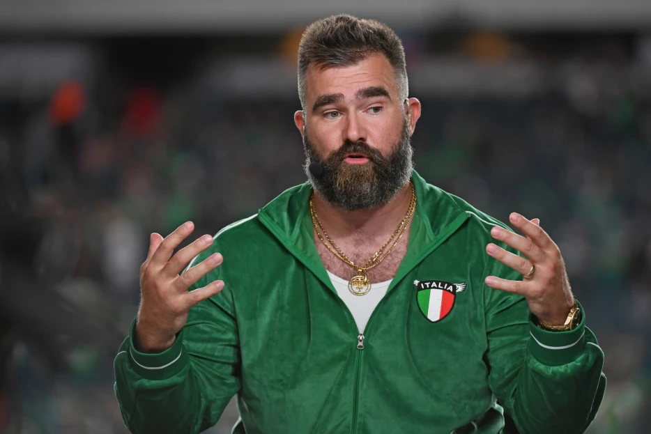 Jason Kelce Says Viral Bad Bunny Quote is Fake News