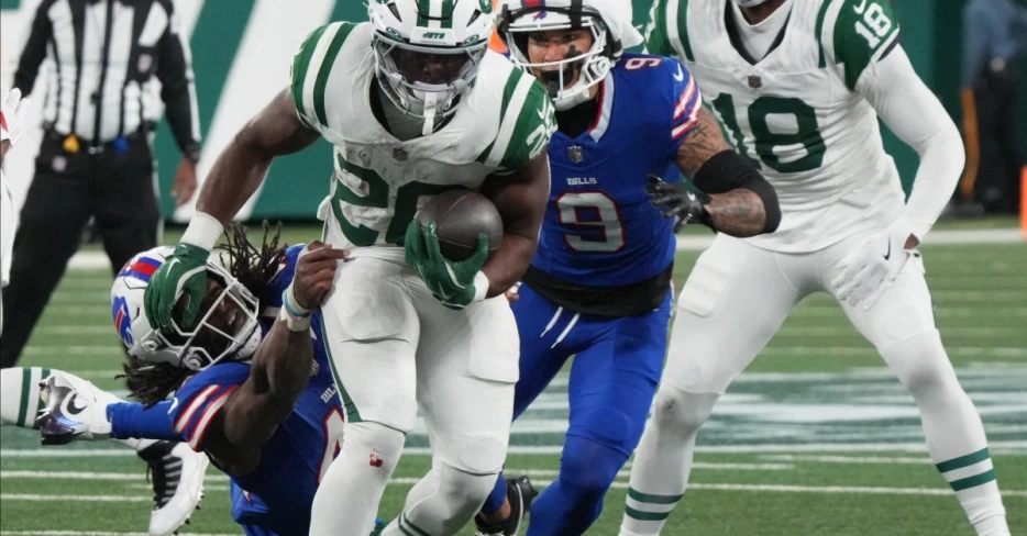 Trade rumors have returned for Jets running back Breece Hall