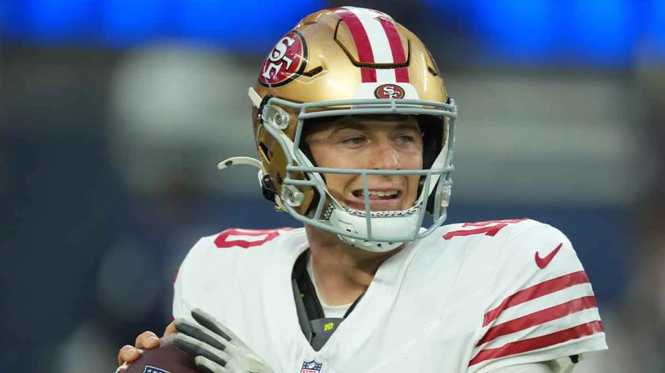 49ers’ Mac Jones to start vs. Falcons as Brock Purdy ruled out