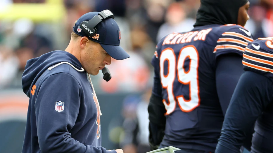 Bears HC Ben Johnson’s challenge ruins Saints’ absolutely epic 3rd-and-20 trick play