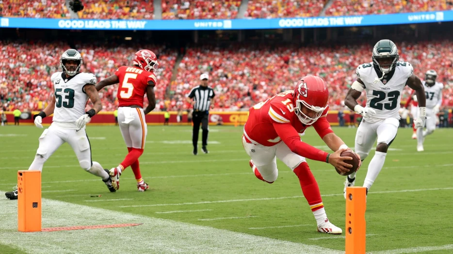 Patrick Mahomes has more rushing yards, first downs and TDs than all the Chiefs' RBs