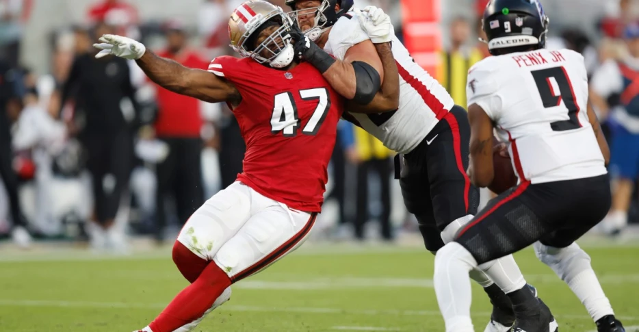 49ers to be without top pass-rusher, starting offensive lineman for multiple weeks