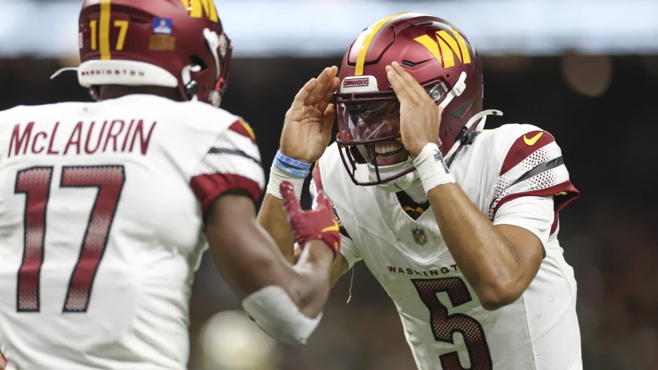 Commanders' Jayden Daniels, Terry McLaurin not on the practice field