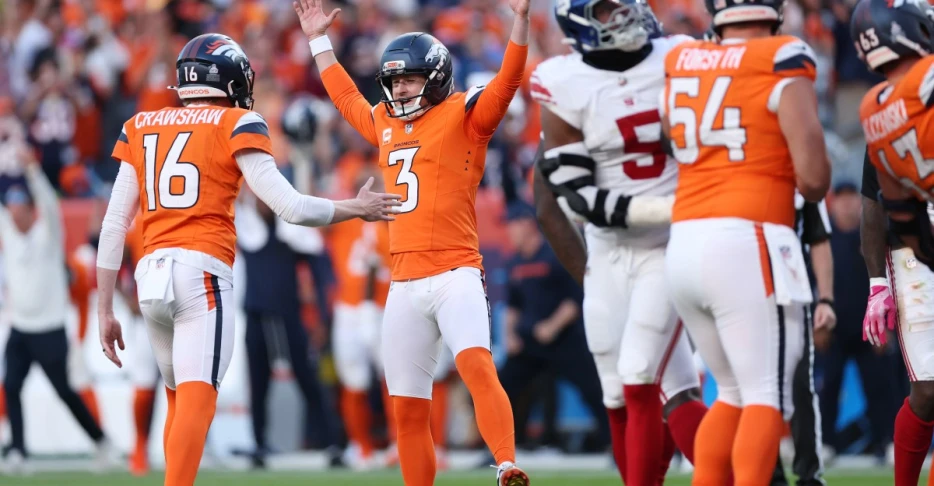 Giants collapse late as Broncos rally for 33-32 victory