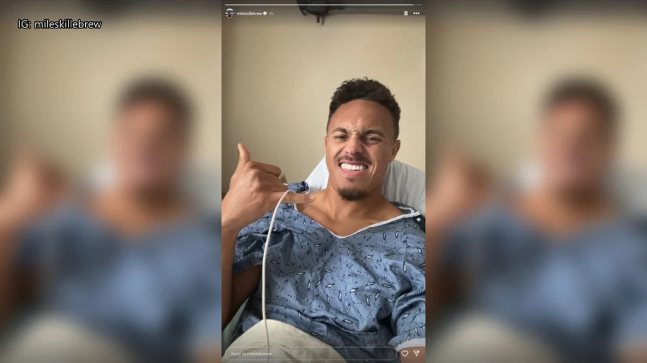 Miles Killebrew Shares Surgery Photo After Severe Knee Injury