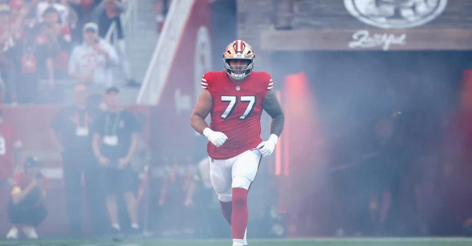 2 Bounce back performances for the 49ers: Dominick Puni helps push around the Falcons