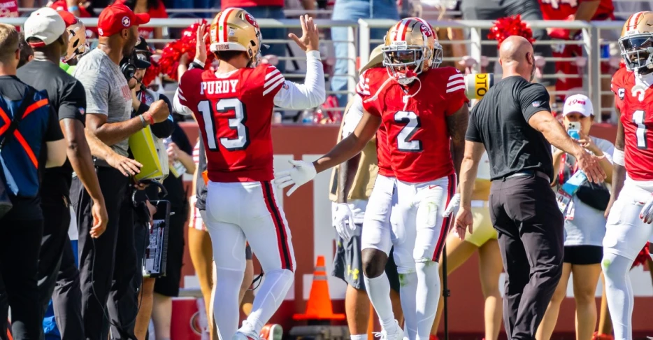 A new starter pops up on the injury report; Brock Purdy will be limited today