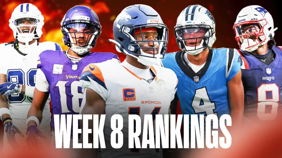 Fantasy Football Wide Receiver Rankings: Week 8