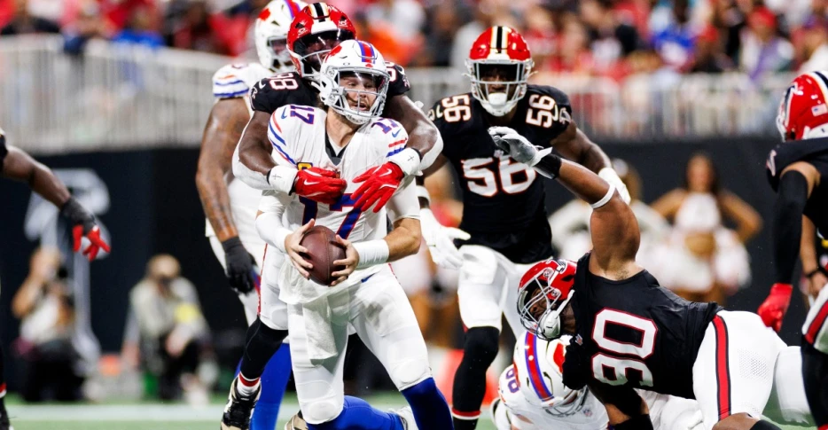 Josh Allen facing blitz at highest rate in last 4 seasons