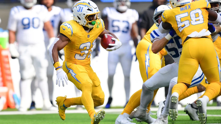 Chargers Elevate Two Running Backs For Thursday Night