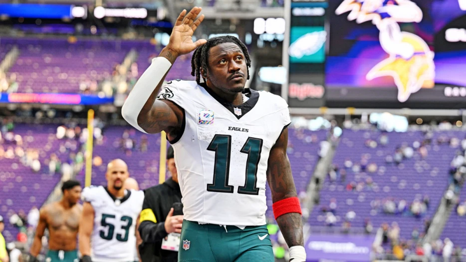 Eagles’ AJ Brown out for Week 8 vs Giants