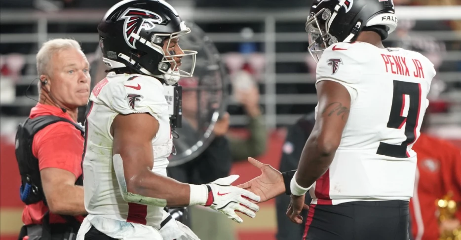 How the Falcons ground game helps Michael Penix Jr.