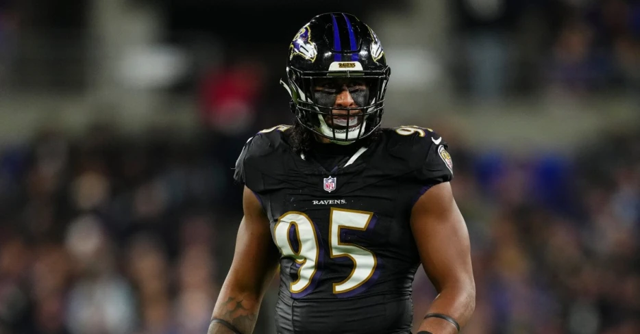 Ravens place OLB Tavius Robinson on injured reserve, activate rookie offensive lineman