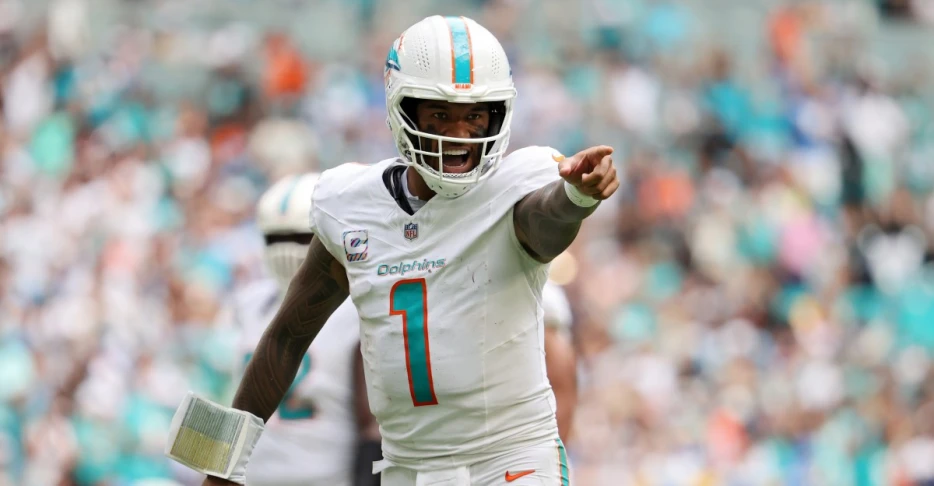 Dolphins add Tua Tagovailoa to injury report on Sunday