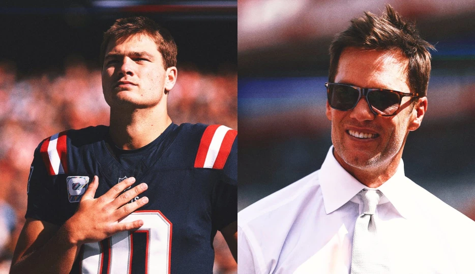 Patriots QB Drake Maye Tells Rob Gronkowski He Draws Inspiration From Tom Brady
