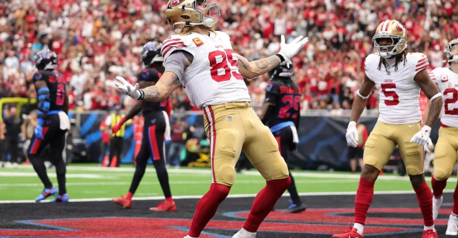 49ers news: George Kittle leads this week’s 3 stars after finding the end zone