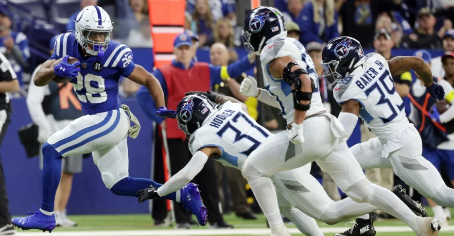 Colts earn fifth blowout as Jonathan Taylor, Michael Pittman Jr., continue to own Titans