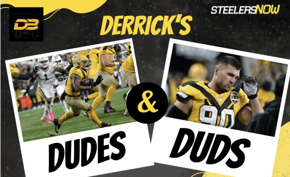 DB’s Steelers Dudes & Duds: Warren Rumbles Again; Secondary, Pass Rush Fall Apart