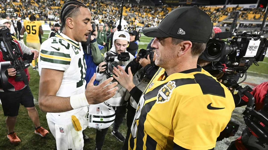 Steelers QB Aaron Rodgers’ instant gesture to Jordan Love after failed revenge game