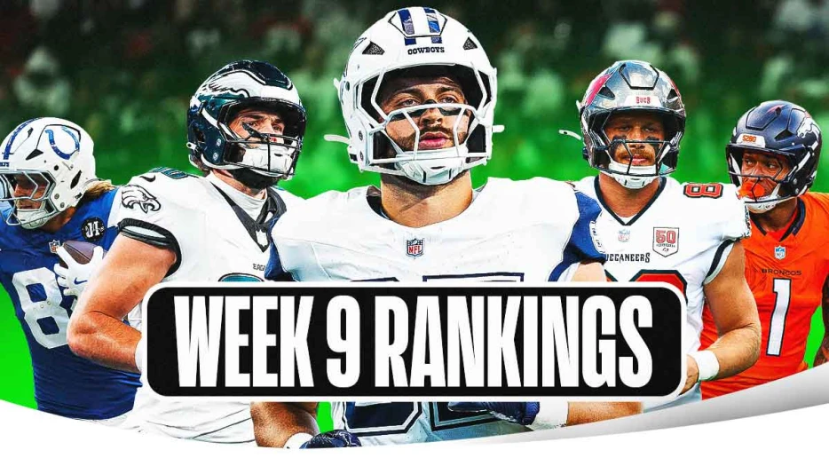 Fantasy Football Tight End Rankings: Week 9
