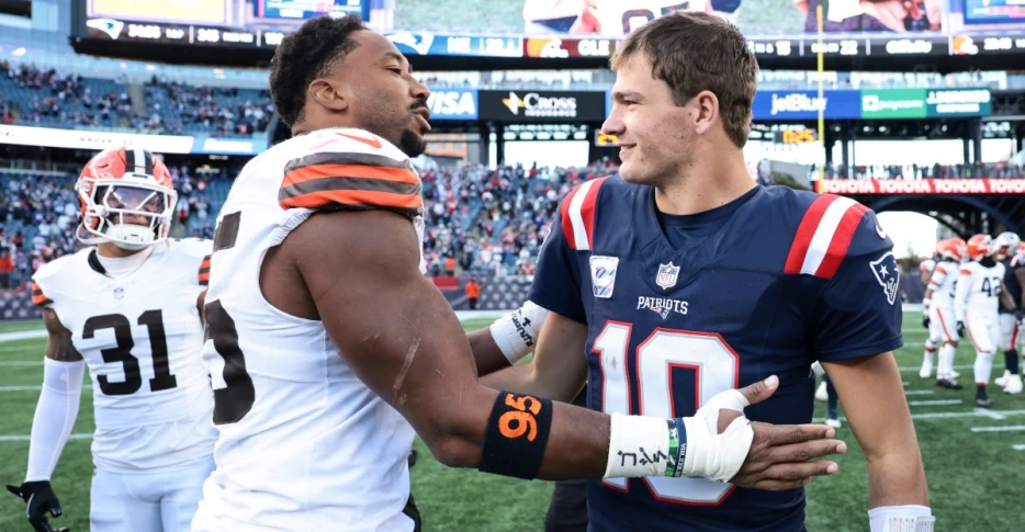 Position grades from the Patriots’ win over the Browns: Drake Maye weathers the storm