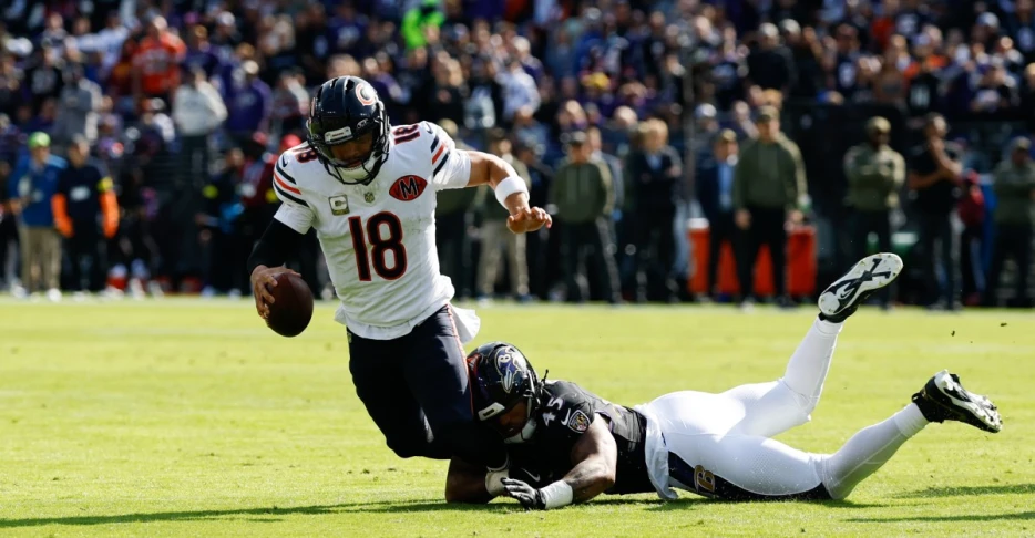 Chicago Bears Sackwatch 2025: Week 8 vs Baltimore Ravens