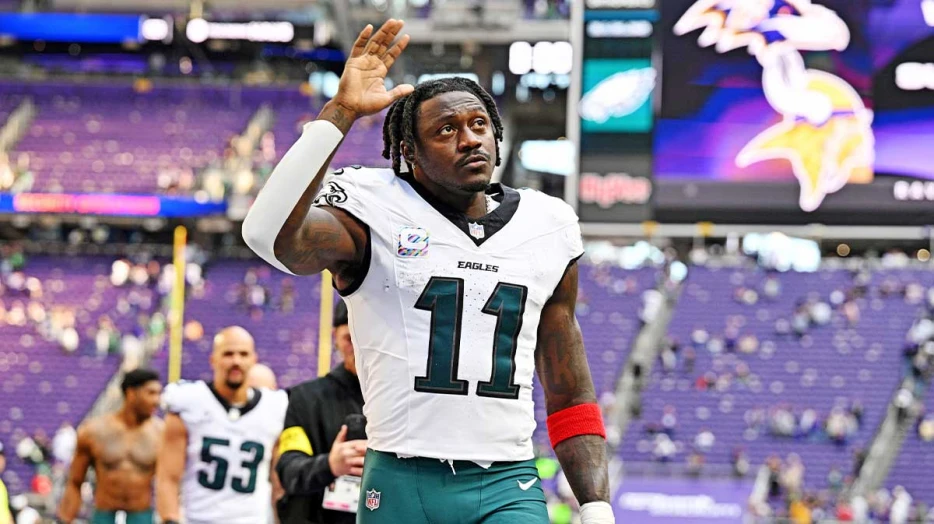 Eagles’ A.J. Brown’s quote comparing catching passes to doing drugs explains everything