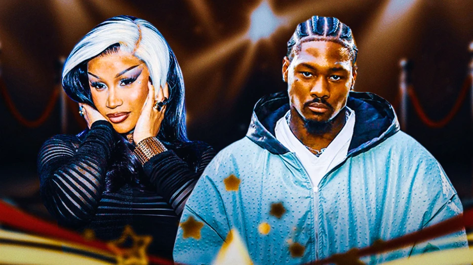 Cardi B makes her NFL debut to support Stefon Diggs