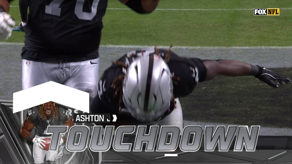 Raiders' Geno Smith passes 15-yard TD to Ashton Jeanty, taking lead over Jaguars | NFL Highlights