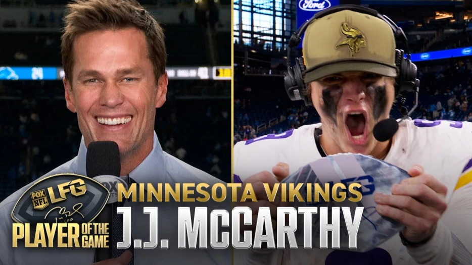 Tom Brady's LFG Player of the Game: Vikings QB J.J. McCarthy 🏆 Week 9 DIGITAL EXCLUSIVE