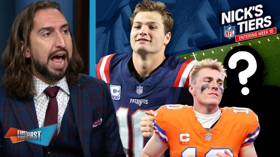 Nick Wright’s Tiers ignite debate — are the Patriots for real &amp; did the Broncos get disrespected? 😳