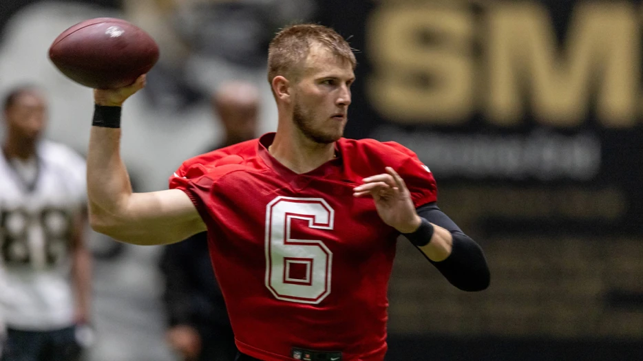 Saints QB Tyler Shough reveals he couldn’t close jaw after painful facial injury